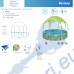 Сглобяем детски басейн Bestway 56432 Steel Pro, 244x51см - със сенник Сглобяем детски басейн Bestway 56432 Steel Pro, 244x51см - със сенник