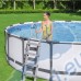 Басейн с мет. конструкция Bestway 56438 Steel Pro Max, 457х122см, с филтър, стълба и покривало