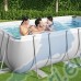 Басейн с мет. конструкция, Bestway 56441 Power Steel Frame, 404x201x100см, с филтър, стълба и диспенсър