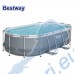Басейн с мет. конструкция, Bestway 56448 Power Steel, 488x305x107см, с филтър, стълба, покривало и диспенсър