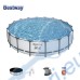 Басейн с мет. конструкция Bestway 56462 Steel Pro Max, 549х122см, с филтър, стълба и покривало