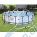 Басейн с мет. конструкция Bestway 56462 Steel Pro Max, 549х122см, с филтър, стълба и покривало