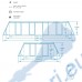Басейн с конструкция, сглобяем, 549x274x122 см, Bestway 56465 Power Steel, с филтърна помпа, стълба, покривало, дозатор за хлор