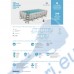 Басейн с конструкция, сглобяем, 549x274x122 см, Bestway 56465 Power Steel, с филтърна помпа, стълба, покривало, дозатор за хлор