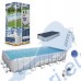 Басейн с мет. конструкция Bestway 56475 Power Steel, 732x366x132см, с филтър, стълба, покривало и диспенсър