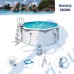 Басейн с твърди стени 300x120см, Bestway 56566 Hydrium, с филтърна помпа, стълба и подложка