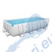 Басейн с мет. конструкция, Bestway 56670 Power Steel, 488x244x122см, с филтър, стълба, покривало и диспенсър