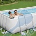 Басейн с мет. конструкция, Bestway 56671 Power Steel, 488x244x122см, с пясъчен филтър, стълба, покривало и диспенсър