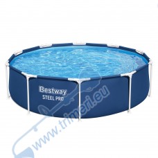 Басейн с мет. конструкция сглобяем Bestway 56677 Steel Pro, 305x76см, 4678л.