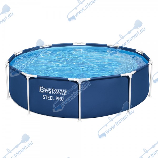 Басейн с мет. конструкция сглобяем Bestway 56677 Steel Pro, 305x76см, 4678л.