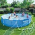 Сглобяем басейн 366x76см, Bestway 56681 Steel Pro - с филтърна помпа