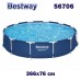 Басейн с метална конструкция Bestway 56706 Steel Pro, 366x76см, 6473л.