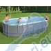 Басейн с мет. конструкция Bestway 56710 Power Steel, 549x274x122см, с филтър, стълба, покривало и диспенсър