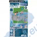 Басейн с конструкция, овал, 427x250x100 см, Bestway 56714 Power Steel Swim Vista Series II, с филтърна помпа, стълба, покривало, дозатор за хлор