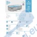 Басейн с конструкция, овал, 427x250x100 см, Bestway 56714 Power Steel Swim Vista Series II, с филтърна помпа, стълба, покривало, дозатор за хлор