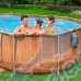 Басейн с метална конструкция 610x366x122см, Bestway 56719 Steel Pro MAX - с филтърна помпа и стълба