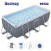 Басейн с мет. конструкция, Bestway 56722 Power Steel, 412x201x122см, с филтър, стълба и диспенсър