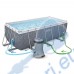 Басейн с мет. конструкция, Bestway 56722 Power Steel, 412x201x122см, с филтър, стълба и диспенсър