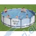 Басейн с мет. конструкция Bestway 56950 Steel Pro Max, 427x107см, с филтър, стълба и покривало