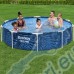Сглобяем басейн с метална конструкция Bestway 56985 Steel Pro 305х66 см