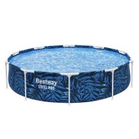 Сглобяем басейн с метална конструкция Bestway 56985 Steel Pro 305х66 см