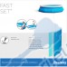 Надуваем басейн 244x66 см, Bestway 57265 Fast Set Pool - 2300 л Надуваем басейн 244x66 см, Bestway 57265 Fast Set Pool - 2300 л
