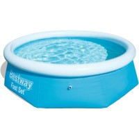 Надуваем басейн 244x66 см, Bestway 57265 Fast Set Pool - 2300 л