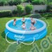 Басейн с надуваем ринг и филтърна помпа, 366x76см, Bestway 57274 Fast Set