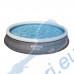 Басейн семеен с надуваем ринг, 457x84см, Bestway 57313 Fast Set, с филтърна помпа