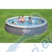 Басейн семеен с надуваем ринг, 457x84см, Bestway 57313 Fast Set, с филтърна помпа