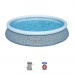 Надуваем басейн с ринг 457x84см, Bestway 57313 Fast Set - с филтърна помпа Надуваем басейн с ринг 457x84см, Bestway 57313 Fast Set - с филтърна помпа