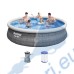 Басейн надуваем ратан с филтърна помпа Bestway 57376 Fast Set, 396x84см, 7340л.