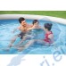 Басейн с надуваем ринг, сив ратан, семеен, 366x76см, Bestway 57445 Fast Set, с филтърна помпа