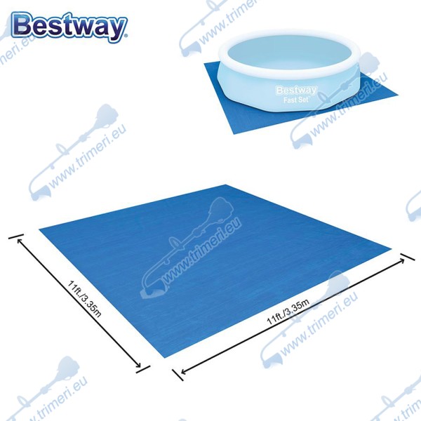 Подложка за басейн 305 см, Bestway 58001, 335х335см