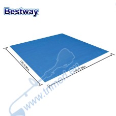 Подложка за басейни с диаметър 366 см, Bestway Flowclear 58002, 396x396см
