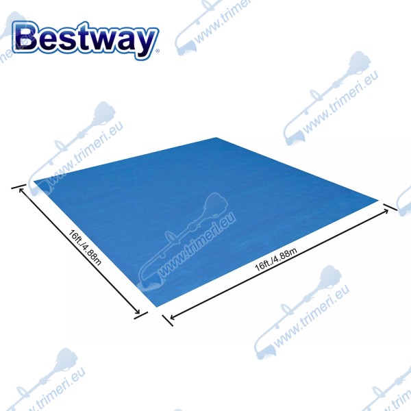 Подложка за басейни с диаметър 457 см, Bestway 58003, 488х488см