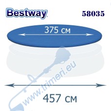 Покривало за басейн с диаметър до 457см, Bestway 58035 Flowclear, ф495