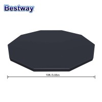Покривало за басейни с диаметър до 305 см, Bestway 58036