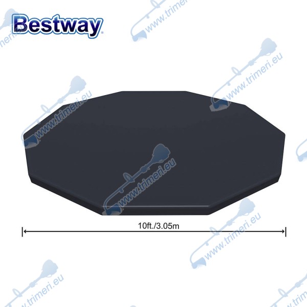 Покривало за басейни с диаметър до 305 см, Bestway 58036