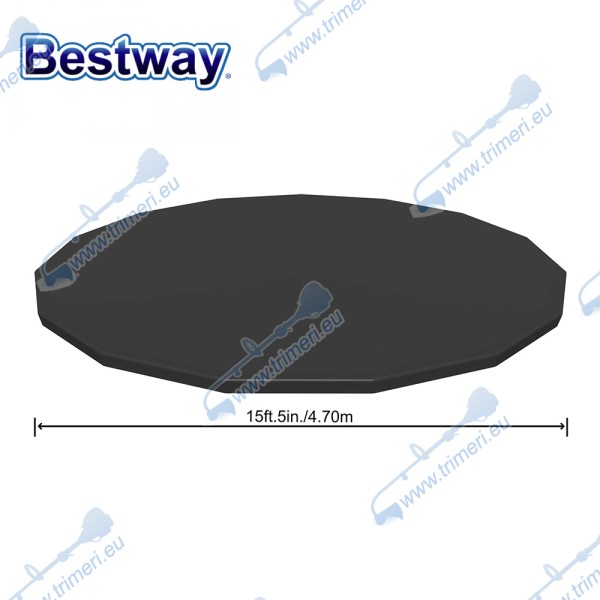Покривало за басейни с диаметър до 457см, Bestway 58038 Flowclear