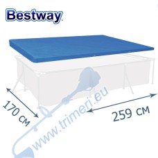 Покривало за правоъгълен басейн Bestway 58105, 259x170см