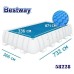 Покривало соларно за басейни с дължина до 732 см, Bestway 58228 Flowclear, 671x336см