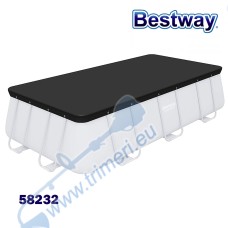Покривало за правоъгълни басейни до 404 см, Bestway 58232 Pool Cover, 396x165см