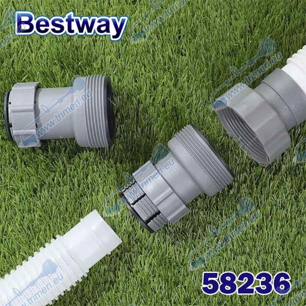 Адаптер / преход за маркуч на басейн 32-38мм, Bestway 58236 Flowclear, 2 броя