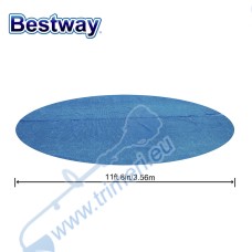 Покривало соларно за басейни с диаметър 366 см, Bestway 58242