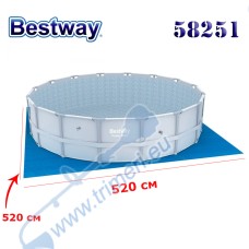 Подложка за басейн Bestway 58251, диаметър до 488см, 520x520см.