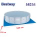 Подложка за басейн Bestway 58251, диаметър до 488см, 520x520см.