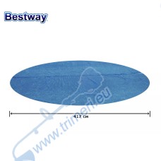 Соларно покривало за басейни с диаметър 427см, Bestway 58252 Flowclear
