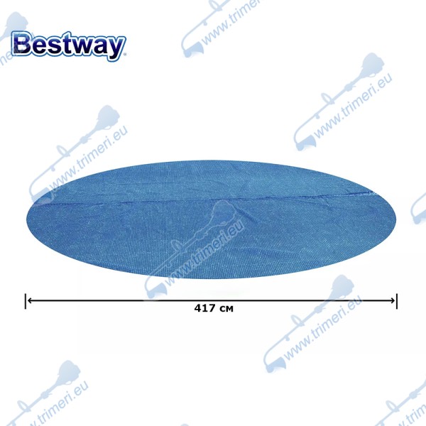 Соларно покривало за басейни с диаметър 427см, Bestway 58252 Flowclear