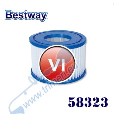 Филтър картушен за филтърна помпа за джакузи, Bestway 58323, тип VI